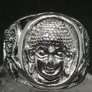 Sakyamuni Buddha Steel Ring.